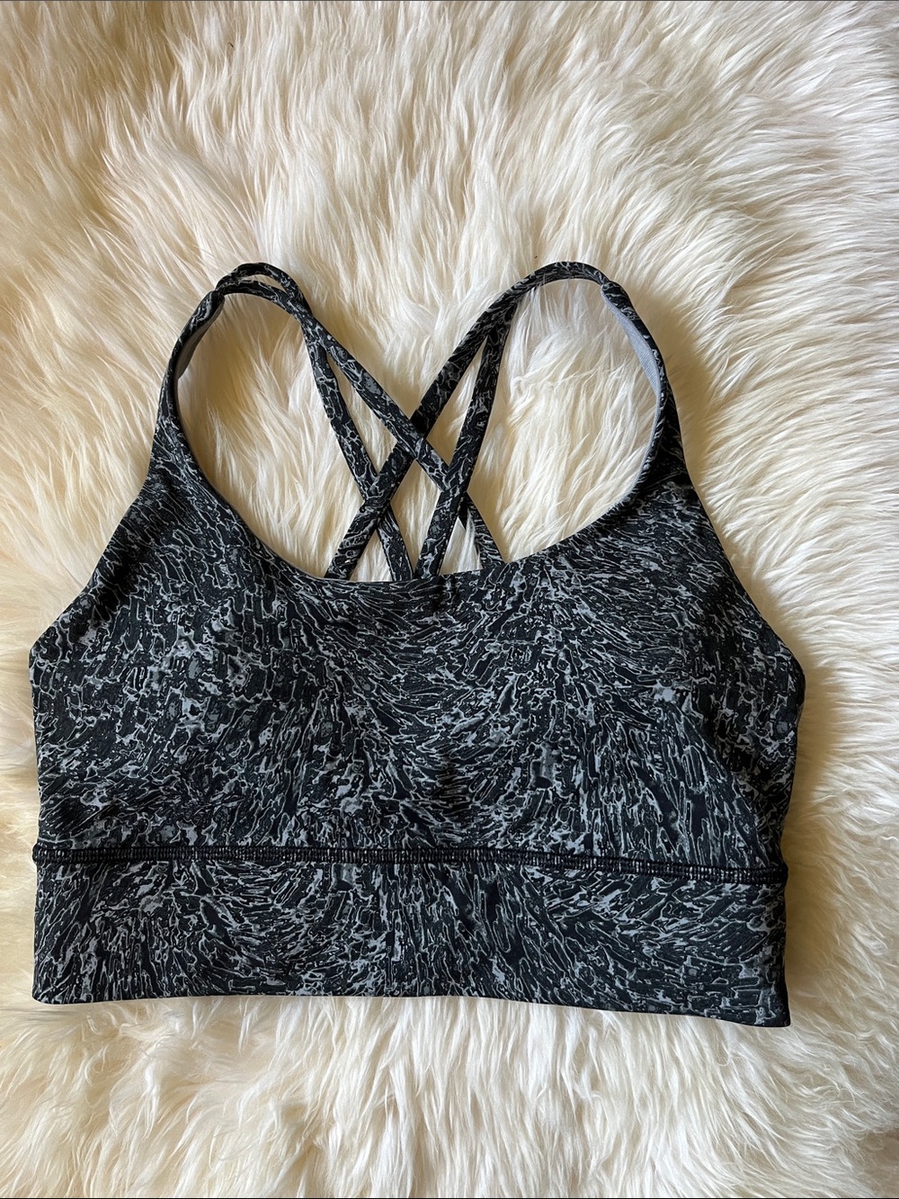 lululemon Energy Longline Bra Medium Support, B–D Cups, Size 6